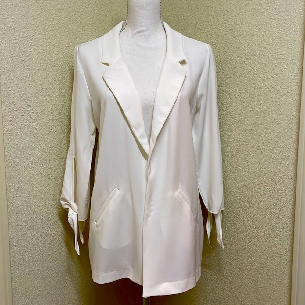 NY Collection Open Front Jacket